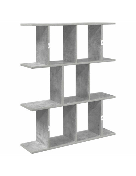 Scaffale da parete Grigio Cemento 102 x 20 x 96 cm