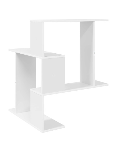Scaffale da parete Bianco 67 x 67 x 87 cm Legno ingegnerizzato