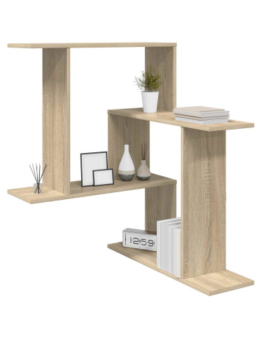 Scaffale da parete Rovere Sonoma 67 x 67 x 87 cm