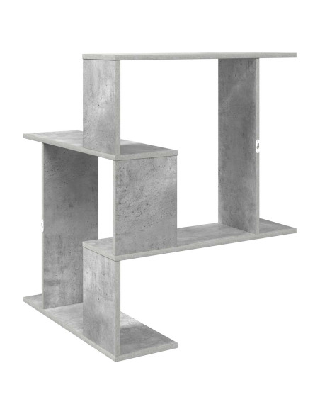 Scaffale da parete Grigio Cemento 67 x 67 x 87 cm