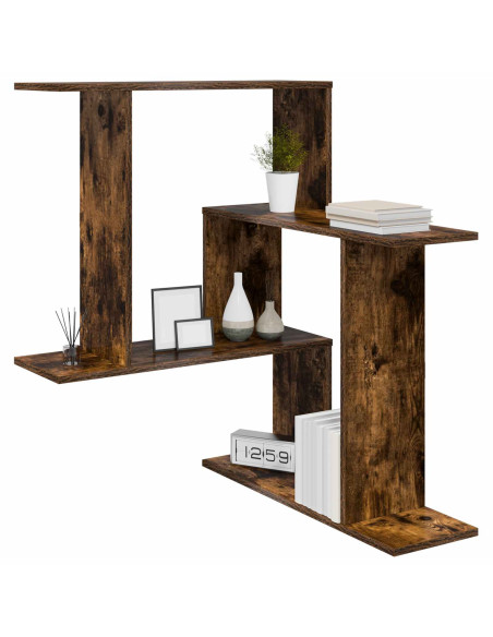 Scaffale da parete Rovere Fumo 67 x 67 x 87 cm