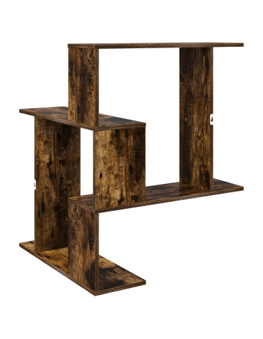 Scaffale da parete Rovere Fumo 67 x 67 x 87 cm