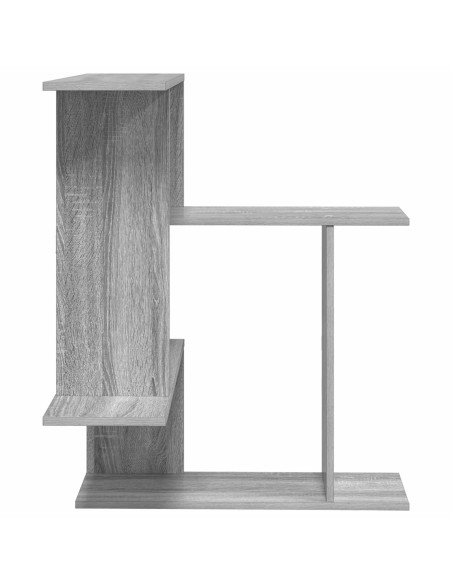 Scaffale da parete Sonoma grigio 67 x 67 x 87 cm