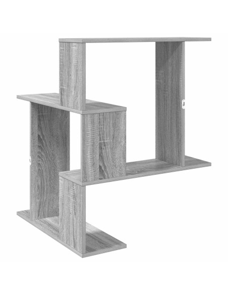 Scaffale da parete Sonoma grigio 67 x 67 x 87 cm