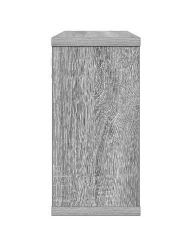 Scaffali flottanti Sonoma grigio 80 x 15 x 30 cm