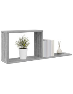 Scaffali flottanti 2 pcs Sonoma grigio 80 x 15 x 30 cm 2