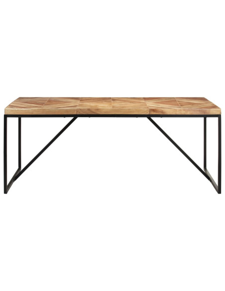 Tavolo da Pranzo 180x90x76 cm Legno Massello di Acacia e Mango