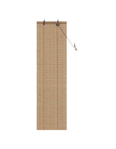 Tenda a rullo Marrone 70 x 220 cm Bambù