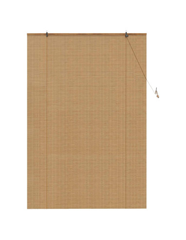 Tenda a rullo Marrone 130 x 220 cm Bambù