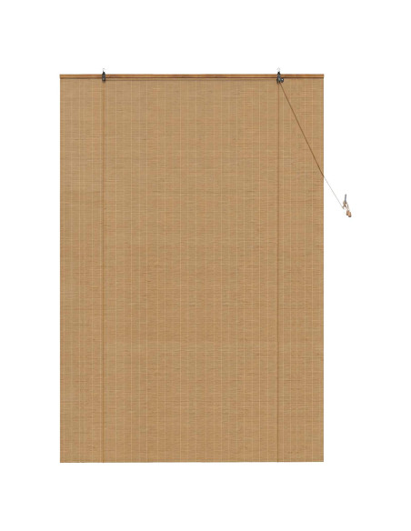 Tenda a rullo Marrone 130 x 220 cm Bambù