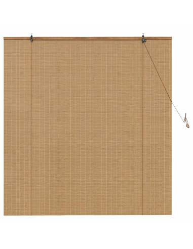 Tenda a rullo Marrone 160 x 160 cm Bambù