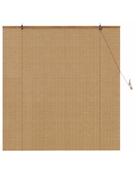 Tenda a rullo Marrone 160 x 160 cm Bambù