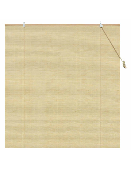Tenda a rullo Naturale 160 x 160 cm Bambù
