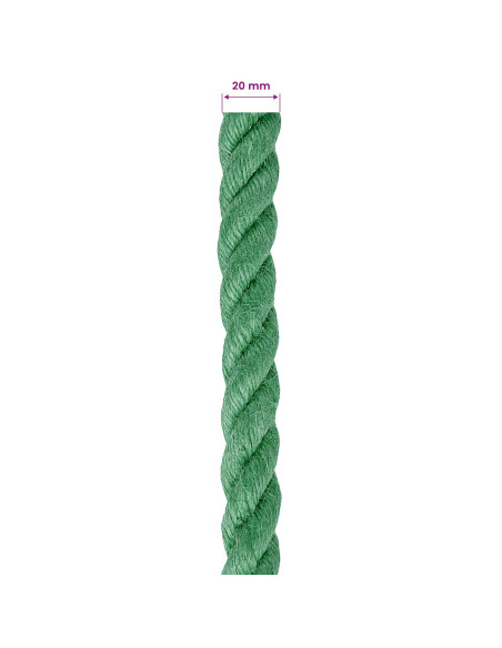 Corda di Juta Verde 100% juta Tossa