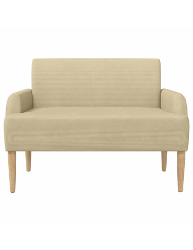 Loveseat con bottoni imbottiti Grigio Verde Chiaro