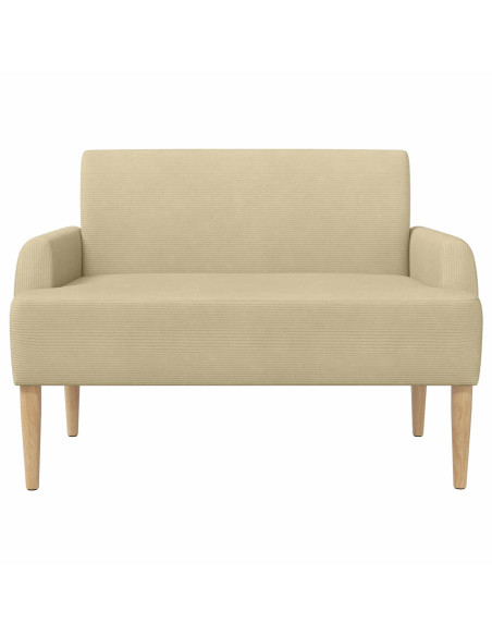 Loveseat con bottoni imbottiti Grigio Verde Chiaro