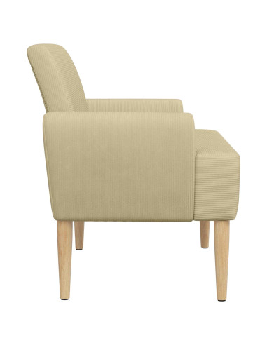 Loveseat con bottoni imbottiti Grigio Verde Chiaro