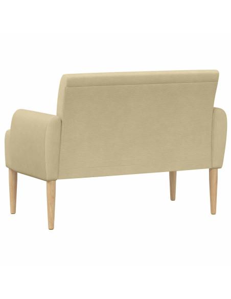 Loveseat con bottoni imbottiti Grigio Verde Chiaro