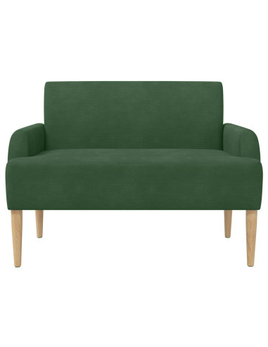 Loveseat con bottoni imbottiti Verde Giungla 116 x 67 x 81 cm