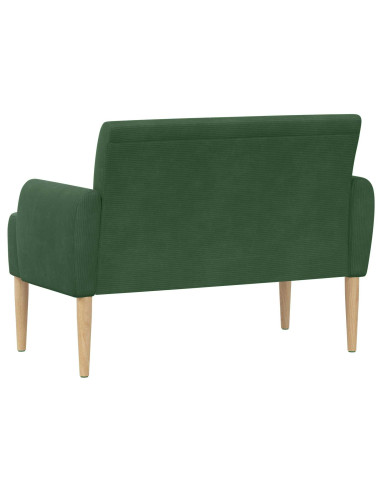 Loveseat con bottoni imbottiti Verde Giungla 116 x 67 x 81 cm