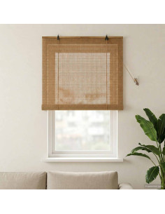 Tenda a rullo Marrone 100 x 160 cm Bambù