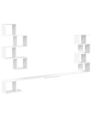Mensola per TV da muro Bianco 160 x 15 x 94 cm