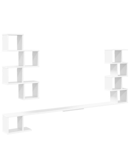 Mensola per TV da muro Bianco 160 x 15 x 94 cm