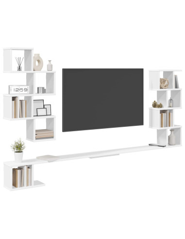 Mensola per TV da muro Bianco 160 x 15 x 94 cm