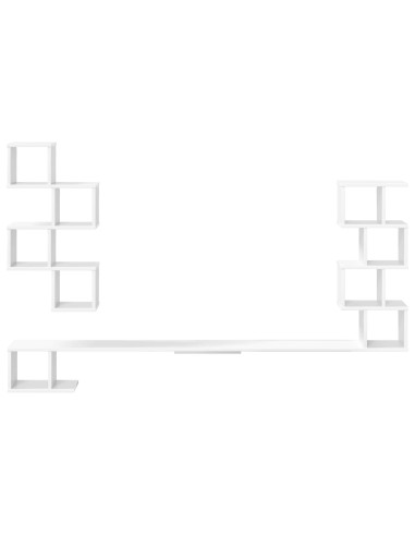 Mensola per TV da muro Bianco 160 x 15 x 94 cm