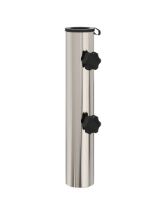 Tubo base per parasole 0.63 kg Acciaio inossidabile naturale 2