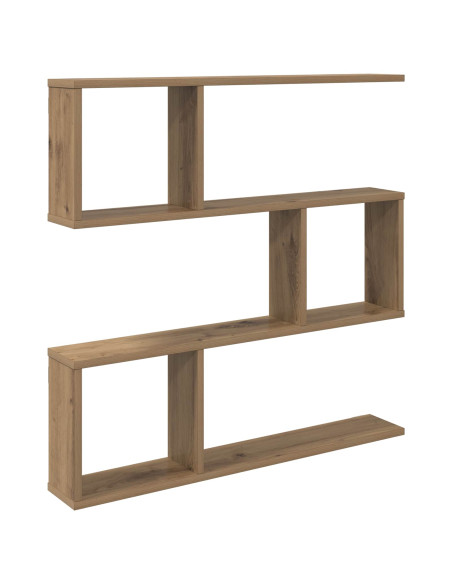 Scaffale da parete Rovere Artigianale 80 x 12 x 79,5 cm