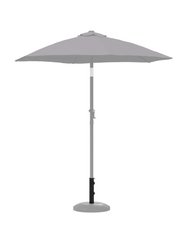 Tubo base per parasole 0.6 kg Nero Ferro for 40-50 mm Pole