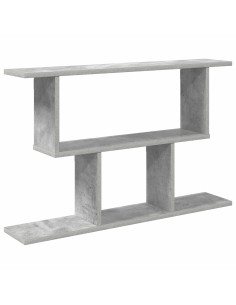 Scaffale da parete Grigio Cemento 80 x 15 x 50,5 cm