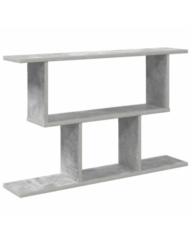 Scaffale da parete Grigio Cemento 80 x 15 x 50,5 cm