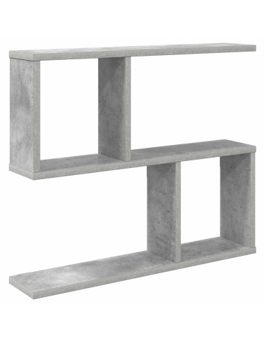 Scaffale da parete Grigio Cemento 60 x 12 x 50,5 cm