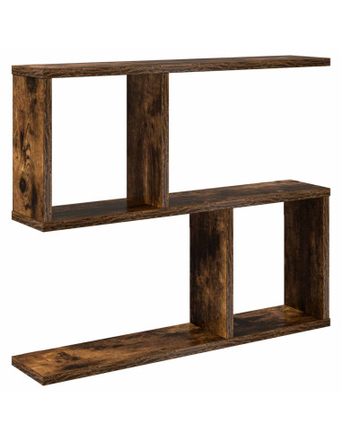 Scaffale da parete Rovere Fumo 60 x 12 x 50,5 cm