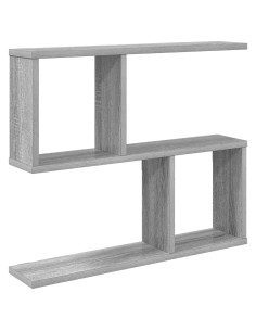 Scaffale da parete Sonoma grigio 60 x 12 x 50,5 cm