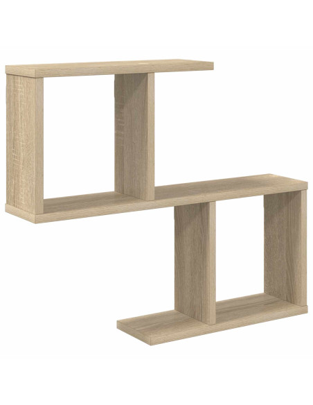 Scaffale da parete Rovere Sonoma 60 x 12 x 50,5 cm