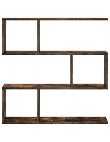 Scaffale da parete Rovere Fumo 80 x 12 x 79,5 cm