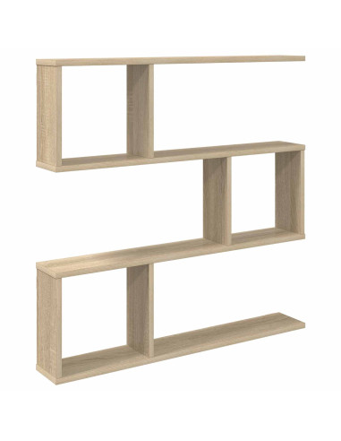 Scaffale da parete Rovere Sonoma 80 x 12 x 79,5 cm
