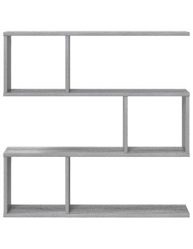 Scaffale da parete Sonoma grigio 80 x 12 x 79,5 cm