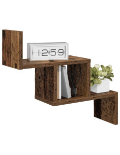 Scaffale da parete Legno antico 48 x 15 x 42 cm 2