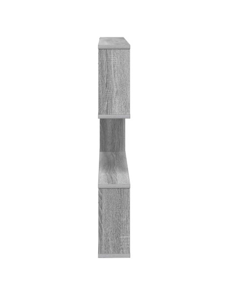 Scaffale da parete Sonoma grigio 80 x 12 x 79,5 cm
