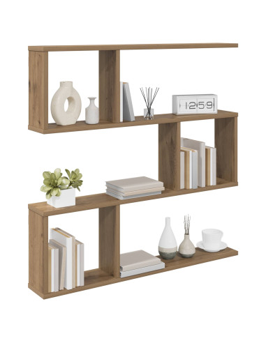 Scaffale da parete Rovere Artigianale 80 x 12 x 79,5 cm