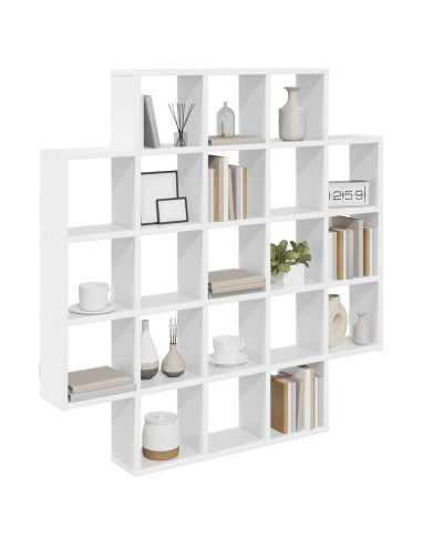 Scaffale da parete Bianco 100 x 13 x 100 cm