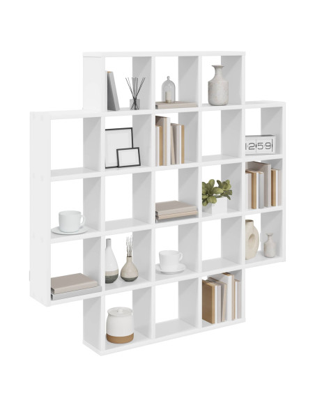 Scaffale da parete Bianco 100 x 13 x 100 cm