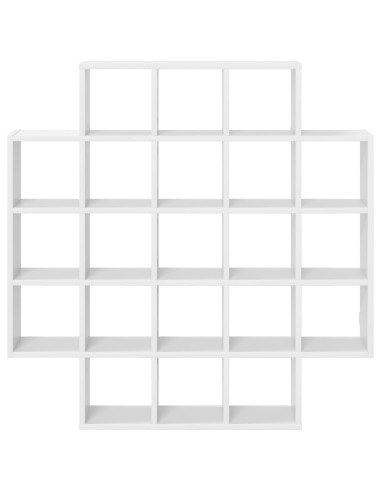 Scaffale da parete Bianco 100 x 13 x 100 cm