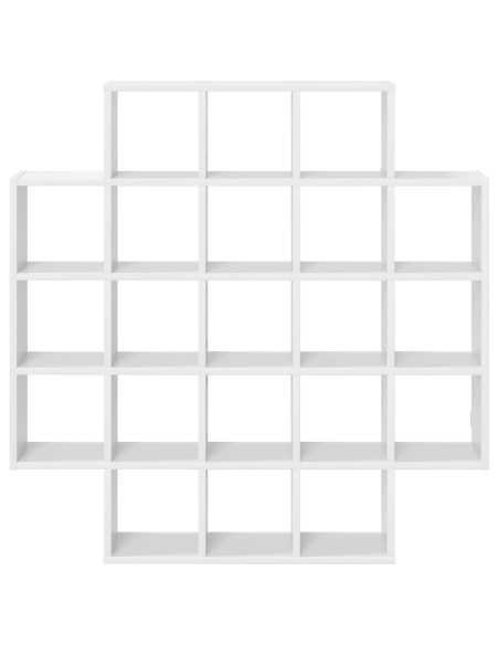 Scaffale da parete Bianco 100 x 13 x 100 cm