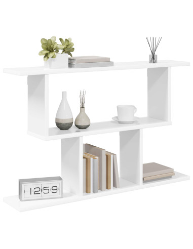 Scaffale da parete Bianco 80 x 15 x 50,5 cm