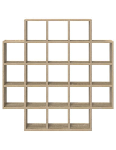 Scaffale da parete Rovere Sonoma 100 x 13 x 100 cm